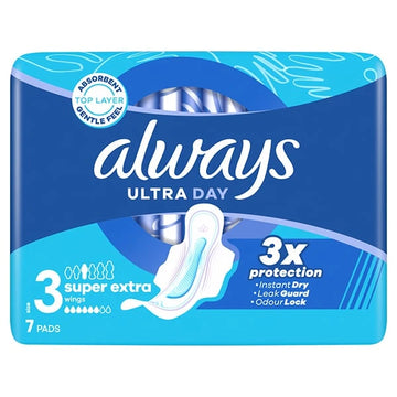 Always Ultra Day Super Extra Σερβιέτες 7 τεμάχια